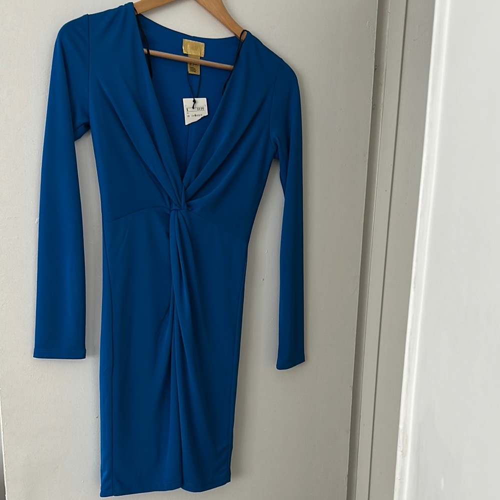 H&M Designer line blue mini dress - size 6
